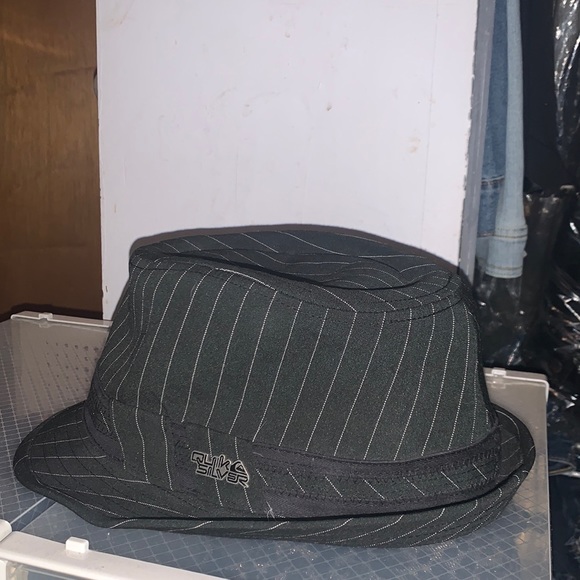 Quik Silver Pin Striped Fedora 
